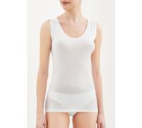 Camiciola donna cotone filo di scozia scollo V canottiera spalla larga RAGNO art