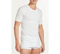 RAGNO 065457 Maglietta Mezza Manica Uomo Lana e Cotone BIANCO