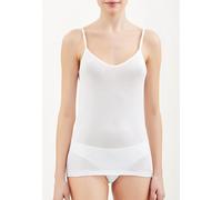 RAGNO Camiciola Donna Top laccino 85% Lana Merino e 15% Seta Articolo 07402E, 002 Bianco Lana, 5-Quinta (EU L - F 4 - USA M - GB 36)