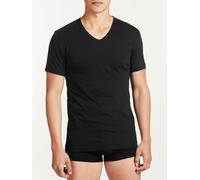 Confezione 2 t-shirt uomo maglietta intima manica corta camiciola scollo V coton