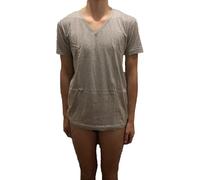 RAGNO 2 Maglie Manica Corta Scollo A V Puro Cotone