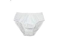 RAGNO 2 Slip Uomo Midi Puro Cotone (Bianco, 4)