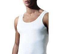 RAGNO 3 Canottiere Uomo Spalla Larga Filo di Scozia SILKCOTTON (Art.601692) (Bianco, 7)