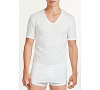 RAGNO 3 Maglie Lana Merino/Cotone sulla Pelle (Art.sintonia 65458) Scollo A V Bianco Lana (3)