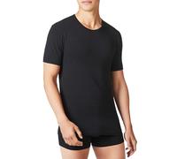 Ragno T-Shirt Uomo Manica Corta Paricollo Bordino Basso Bipack Eco Cotton Elasticizzato Nero M