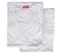 RAGNO 4 T-Shirt Intime Uomo Camiciola Cotone Manica Corta SCOLLOV Sport Art. 601418 Bianca Grigia Nera dalla 3 alla 7 (Bianco, 4)