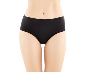 RAGNO 6 Pezzi 07455Q Slip Alti Donna Cotone Elasticizzato, Nero 3