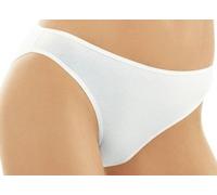 RAGNO 6 Slip Pocket Bordato Liscio Cotone Bianco Tag. 5