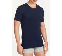 RAGNO 601598 Maglietta Scollo V Uomo Lana e Seta BIANCO-NERO-BLU-VAPORE