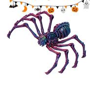 Ragno articolato, giocattolo Spider Fidget, Figure di ragno finte articolate, Decorazioni di Halloween del ragno articolato 3D per adulti Fidget Toys Mystery Spider