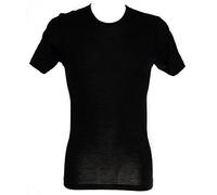 Ragno Canottiera Uomo Lana e Seta WSK Girocollo Manica Corta Art. 601597 Nero XXL