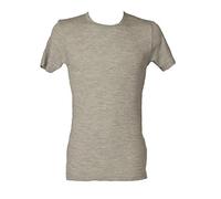 RAGNO Camiciola Canottiera Uomo Manica Corta Girocollo Wool & Silk WSK Articolo 601597 Lana e Seta, 464M Vapore Melange, M