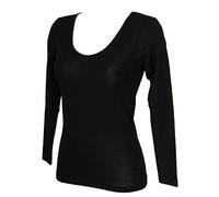 Maglia maglietta intima RAGNO lana merino seta donna manica lunga calda 74029