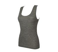 RAGNO Camiciola Donna Spalla Larga 85% Lana Merino e 15% Seta Articolo 074022, 202M Ardesia Melange, XXL