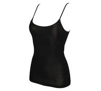 Canotta canottiera intima top RAGNO lana merino e seta donna 7402E bianco nero