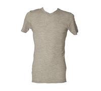 RAGNO Camiciola Uomo t-Shirt Intima Scollo V Manica Corta Wool & Silk WSK Articolo 601598 Lana e Seta, 464M Vapore Melange, XXL