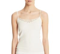 RAGNO Canotta donna TOP SPALLINA D219AE pizzo lana merino fuori cotone sulla pel