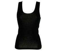 RAGNO Canottiera Donna Spalla Larga Liscia Lana Seta Art. 074022 Nero tg. 5