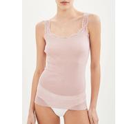 RAGNO CANOTTIERA SPALLA STRETTA costina di lana e seta con pizzo 70183W NERO e R