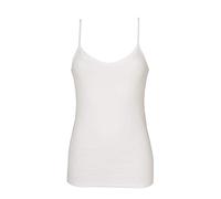RAGNO Canottiera Top laccino Donna Camiciola Cotone Articolo 71131E BIO Cotton Organic Cotton, 983 White - Bianco, XL