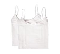 Ragno 2 Canotte Intime Donna Spalla Stretta Biocotton 07455e, Bianco, 6