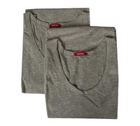 Ragno Canottiere Uomo Art. 601412 Cotone Spalla Larga Bipack Argento XXL