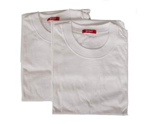 Ragno Confezione da 2 Magliette da Uomo a Maniche Corte Girocollo in Cotone Bipack Articolo 601415, 010B Bianco, L