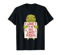 Ragno dalle Orecchie Rosse Save The Red Eared Slider Maglietta