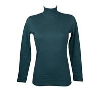 RAGNO Dolcevita Ciclista Donna Maglia Manica Lunga Caldo e soffice Cotone bio Articolo D274AK BIO Cotton Dolcevita, 953 Reflecting Pond, 2 - SECONDA