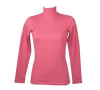 RAGNO Dolcevita Ciclista Donna Maglia Manica Lunga Caldo e soffice Cotone bio Articolo D274AK BIO Cotton Dolcevita, A85 Red Violet, 6 - SESTA