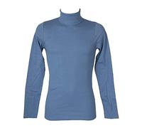 RAGNO Dolcevita Ciclista xps Collo roule Uomo Maglia Manica Lunga Caldo Cotone Biologico Articolo U071MK BIO Cotton, 827 Blue Eyes, XXL
