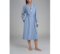 Ragno Donna Vestaglia lunga aperta con cinturino Interlock di cotone invernale