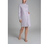 Ragno Donna Vestaglia tartan aperta con bottoni e collo alto Interlock di cotone