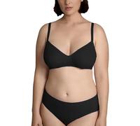 RAGNO DP63FH Reggiseno Donna Liscio Senza Ferretto Coppe B-C, Nero 4C