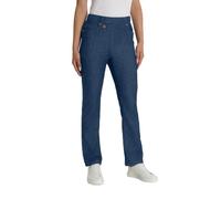 RAGNO Jeans a Gamba Dritta con Tasche e Vita Piatta in Light Denim ds88pp