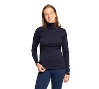 RAGNO Lupetto Donna Maglia Mezzo Collo Manica Lunga Caldo e soffice Cotone bio Articolo D274AZ BIO Cotton, 078 Blu, XL