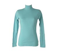 RAGNO Lupetto Donna Maglia Mezzo Collo Manica Lunga Caldo e soffice Cotone bio Articolo D274AZ BIO Cotton, C23 Milky Blue, 3 - Terza