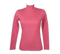 RAGNO Lupetto Donna Maglia Mezzo Collo Manica Lunga Caldo e soffice Cotone bio Articolo D274AZ BIO Cotton, A85 Red Violet, 3 - Terza