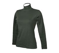 RAGNO Lupetto Donna Maglia Mezzo Collo Manica Lunga Caldo e soffice Cotone bio Articolo D274AZ BIO Cotton, 027 Bottiglia, L