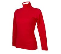 RAGNO Lupetto Donna Maglia Mezzo Collo Manica Lunga Caldo e soffice Cotone bio Articolo D274AZ BIO Cotton, 170 Rosso - Red, 2 - SECONDA