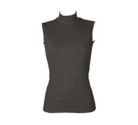 RAGNO Lupetto Donna Smanicato Collo Alto Senza Maniche Eco Cotton Caldo e soffice Articolo D274AX Eco SM Collo Alto, 202M Ardesia Melange, 3 - Terza