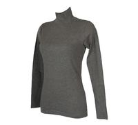 RAGNO Lupetto Mezzo Collo Donna Maglia Manica Lunga Caldo biocotton Articolo D136TV, 202M Ardesia Melange, S