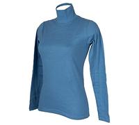 RAGNO Lupetto Mezzo Collo Donna Maglia Manica Lunga Caldo biocotton Articolo D136TV, 827 Blue Eyes, 4-Quarta (EU M - F 3 - USA S - GB 34)