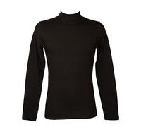 Ragno Maglia lupetto uomo U262AZ – cotone spazzolato bio, manica lunga – Nero taglia 5