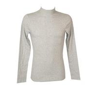 RAGNO Lupetto Mezzo Collo Uomo Maglia Manica Lunga Caldo e soffice Cotone bio Articolo U262AZ BIO Cotton, 318M Argento Melange, 7-SETTIMA