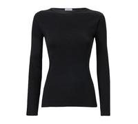 RAGNO Maglia Girocollo Donna Manica Lunga in Caldo Cotone Biologico Caldo e soffice Articolo D274AB BIO ML Giro, 020 Nero, L