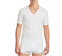 RAGNO maglietta intima uomo lana merino cotone manica corta 65457 girocollo a V