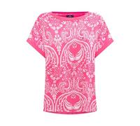 RAGNO Maglietta Girocollo in Viscosa Summer - Fant.Bandana Hot Pink dn03tx