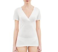 Ragno Maglietta Intima Maniche Corte per Donna in Lana Cotone con Taglio Sotto S