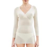 Ragno Maglietta Intima Maniche Lunghe per Donna in Pura Lana con Forme 0041L9 S5
